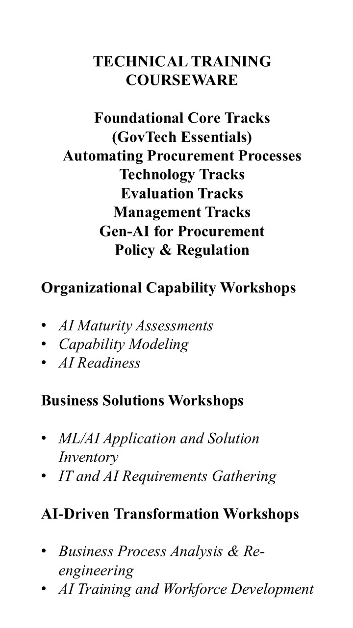 Technical & Soft Skills Courseware – Octagon Management & Resource Group